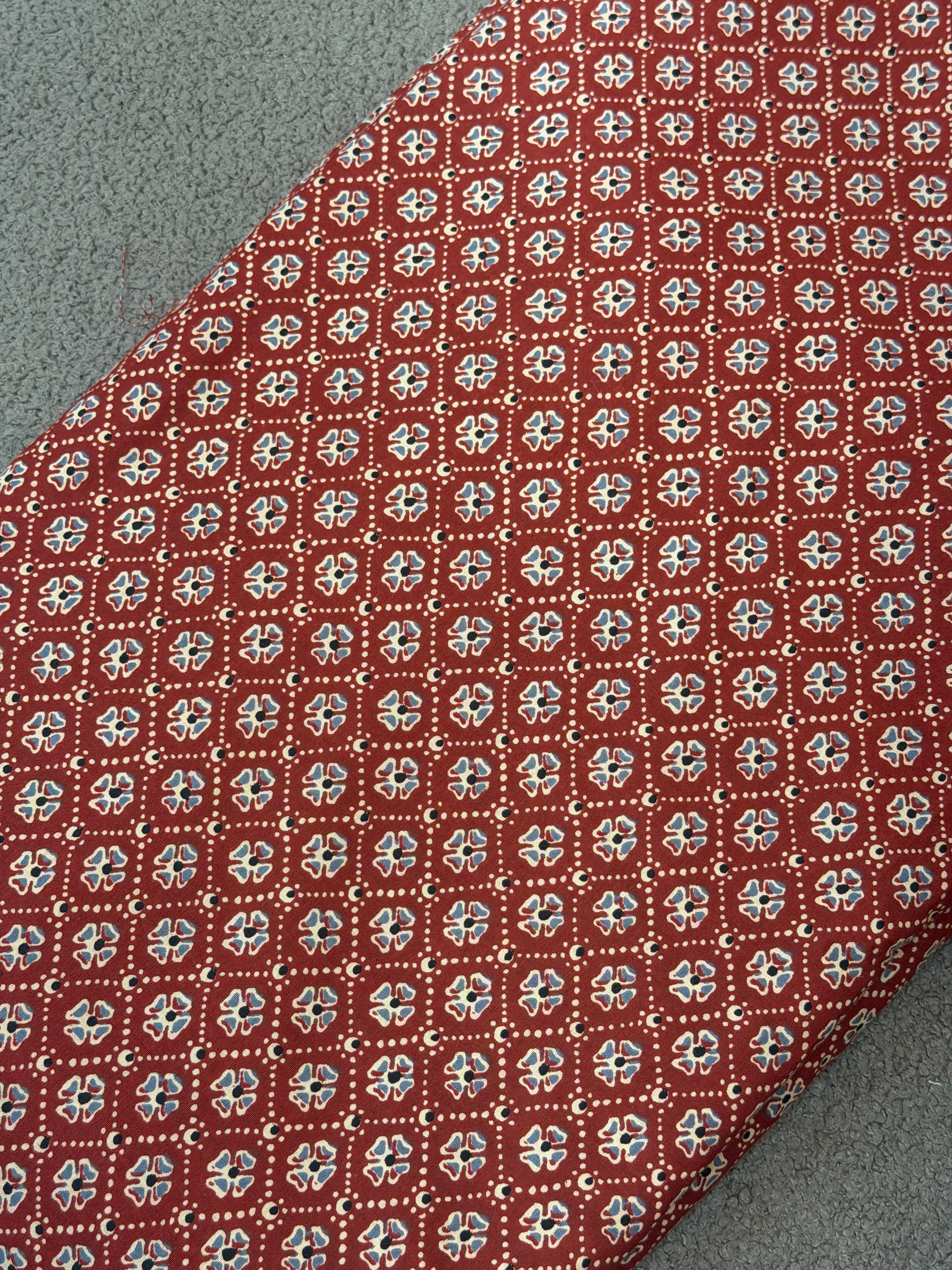 AJRAKH PRINTED COTTON RUNNING MATERIAL - ZIGN-12